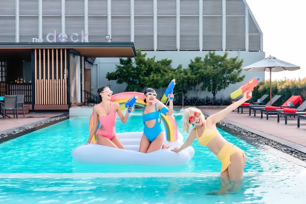 Staying Hotel in Songkran